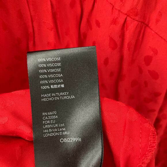 Maeve Anthropologie Wendy Tiered Maxi Dress - Red - Small - Picture 6 of 7